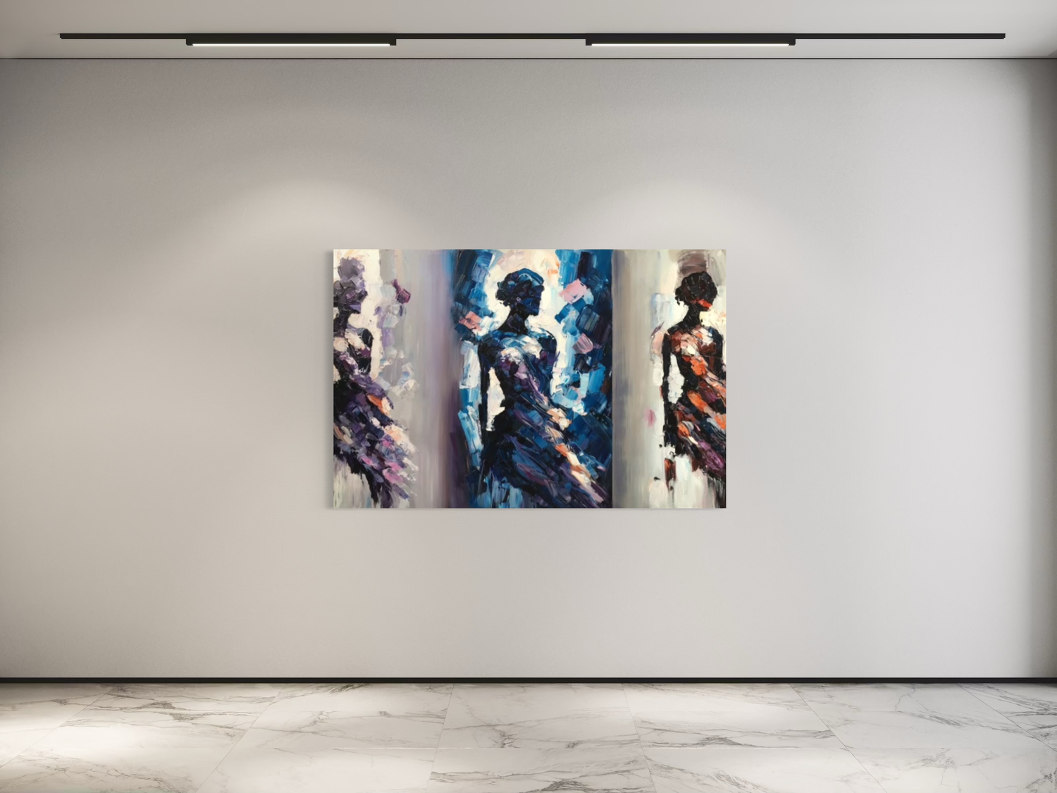 Een impressionistisch schilderij van Il Scimmia, Shifting