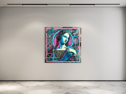 Een schilderij van Il Scimmia, Livia D