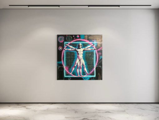 Een schilderij van Il Scimmia, Vitruvian Redux
