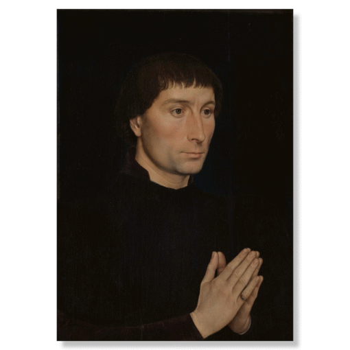 Hans Memling – Tommaso di Folco Portinari, canvasprint op spielramen