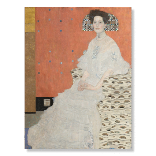 Gustav Klimt – Fritza Riedler, 30×40 cm, canvas op houten spielatten (Tijdloze Meesterwerken – kracht)