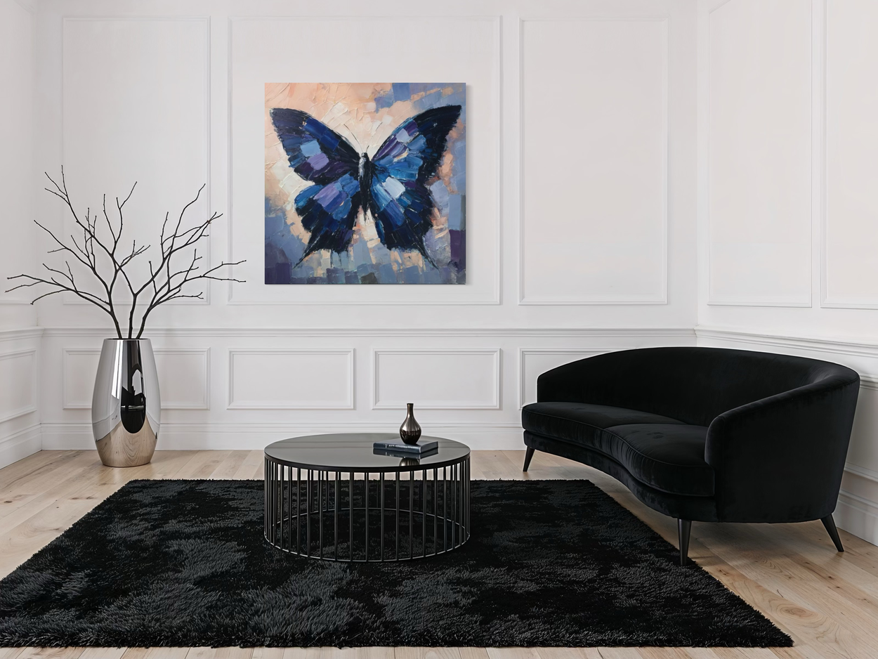 Uitgevoerd in impastotechniek met krachtige penseelstreken die diepte en textuur creëren.